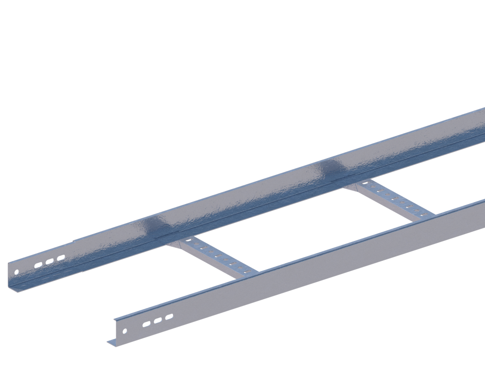Лоток прямой НЛ30-П2,87ц УТ1,5 (h=50 мм, s=1,5 мм)