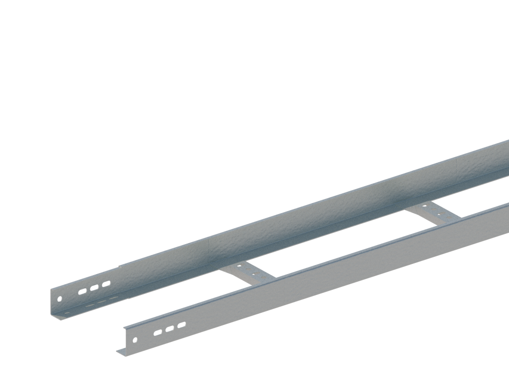 Лоток прямой НЛ20-П1,87 У3 (h=50 мм, s=1,2 мм)