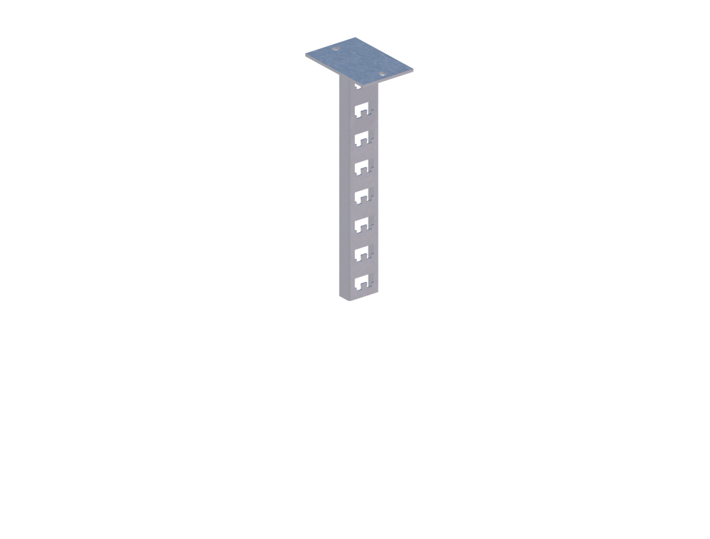 Стойка кабельная потолочная К1150Пц УТ1,5 (s=2,5 мм, s1=5,0 мм)