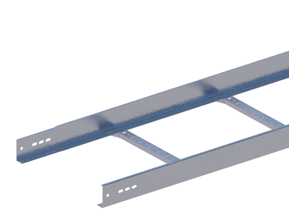 Лоток прямой НЛ40-П1,87ц УТ1,5 (h=70 мм, s=1,2 мм)