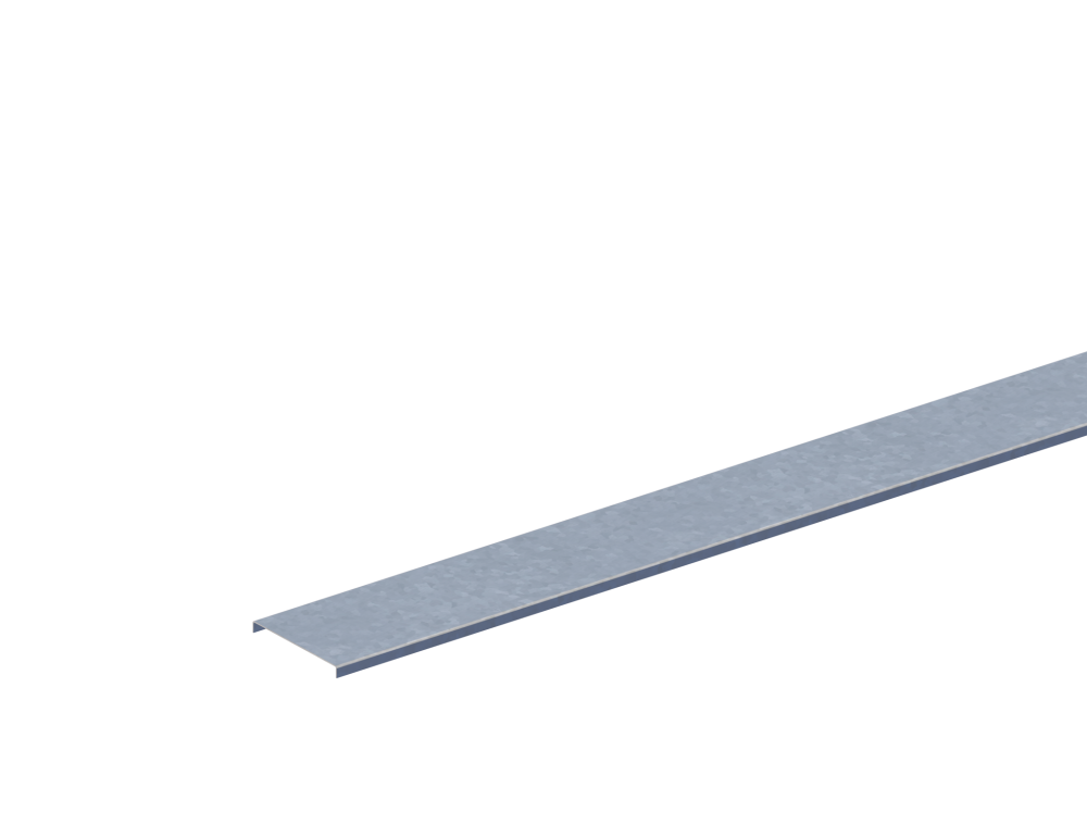 Крышка лотка прямого НЛК5-П2,87 М1 AISI 304 (h=50,s=1,5мм)