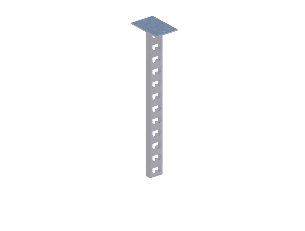Стойка кабельная потолочная К1151Пц УТ1,5 (s=2,5 мм, s1=5,0 мм)