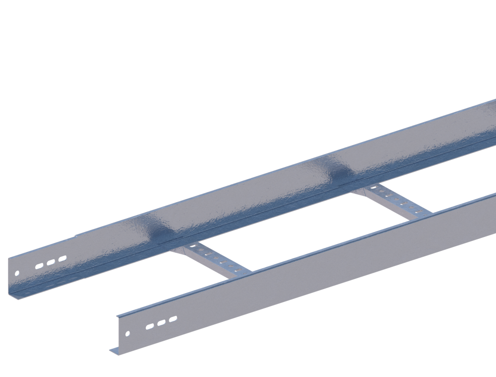 Лоток прямой НЛ30-П2,87ц УТ1,5 (h=70 мм, s=1,5 мм)