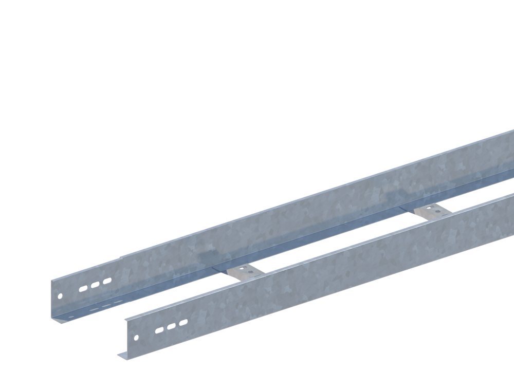 Лоток прямой НЛ20-П1,87 М1 AISI 304 (h=70мм, s=1,0мм)