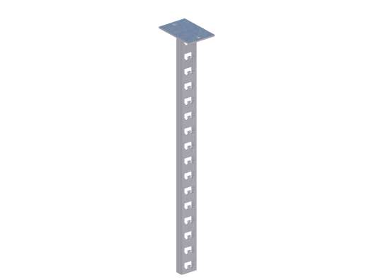 Стойка кабельная потолочная К1152Пц УТ1,5 (s=2,5 мм, s1=5,0 мм)