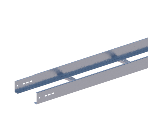 Лоток прямой НЛ20-П2,87ц УТ1,5 (h=70 мм, s=1,2 мм)