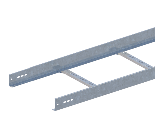 Лоток прямой НЛ40-П2,87 М1 AISI 304 (h=70мм, s=1,0мм)