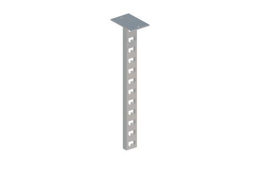 Стойка кабельная потолочная К1151П У3 (s=2,5 мм, s1=5,0 мм)