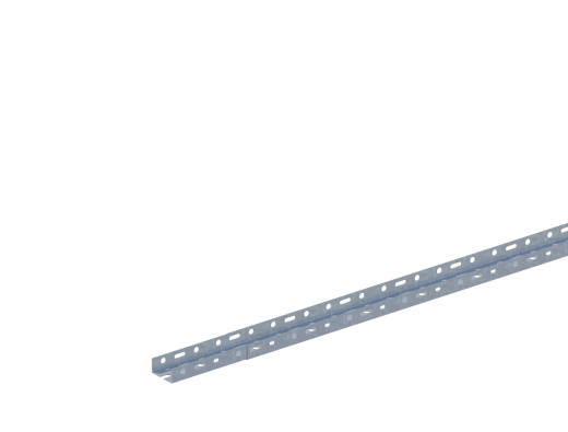 Лоток прямой НЛ5-П1,87 М1 AISI 304 (h=24мм, s=1,0мм)